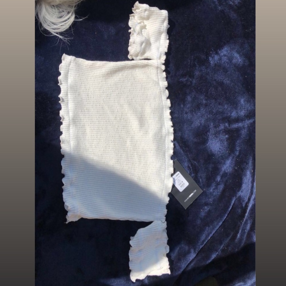 Off the shoulder crop top